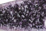 Deep-Purple Amethyst Wings on Metal Stand - Large Crystals #209260-9